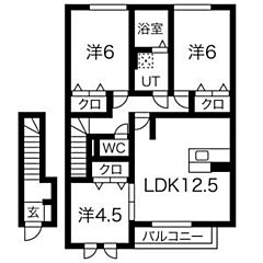 物件の間取り
