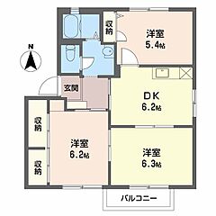 物件の間取り
