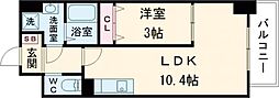 リアライズ宿院 1LDKの間取図画像