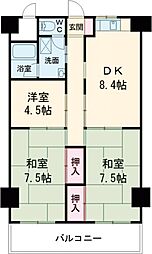 ラフェスタ加西 3LDKの間取図画像