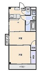 ビジョンパレス 2Kの間取図画像