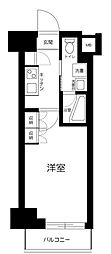 ステージファースト飯田橋アジールコート 1Kの間取図画像