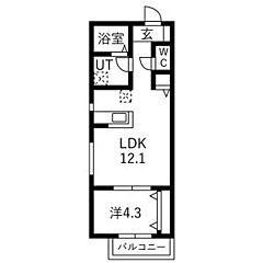 物件の間取り