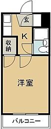 T'sSTyle ワンルームの間取図画像