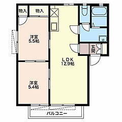 物件の間取り