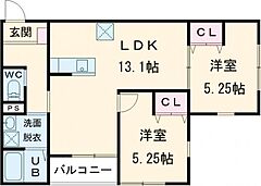 物件の間取り