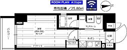ステージグランデ上野松が谷 1Kの間取図画像