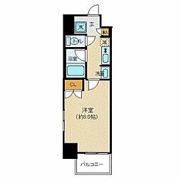 N-flats町田 1Kの間取図画像