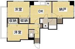 グリーン金剛 2SDKの間取図画像