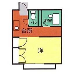 ソルテーロ佐久 ワンルームの間取図画像