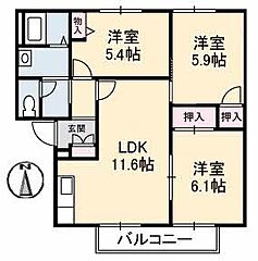 物件の間取り