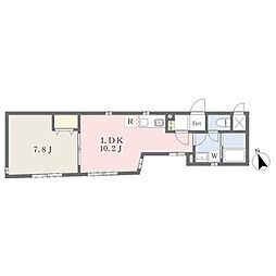 precious MORIOKA 1LDKの間取図画像