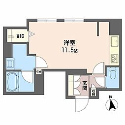 ノーブル新寺 ワンルームの間取図画像