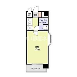スミノ藤沢 1Kの間取図画像
