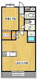 ニューステーションホテル・レジデンス 1LDKの間取図画像