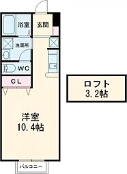 HOLIDAY ワンルームの間取図画像