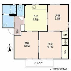 物件の間取り