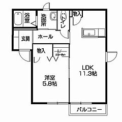 物件の間取り
