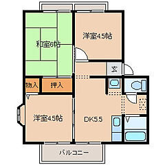 物件の間取り