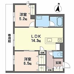 BloomStage 2LDKの間取図画像