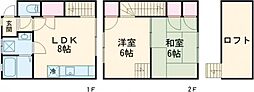 メゾンアネスC 2LDKの間取図画像