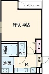 フジパレス堺鳳中6番館 1Kの間取図画像