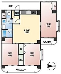 物件の間取り