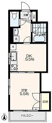 ジョリエ豊玉 1DKの間取図画像