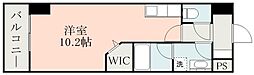 HKマンション上熊本 ワンルームの間取図画像
