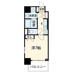 アーバネックス梅田西 1Kの間取図画像