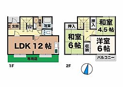 タウンハウス池上 3LDKの間取図画像