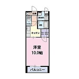 SunPalace緑が丘A 1Kの間取図画像