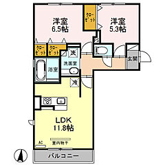 物件の間取り