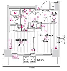 物件の間取り