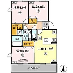 物件の間取り