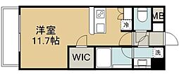 ソフィア九品寺 ワンルームの間取図画像