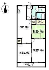 物件の間取り