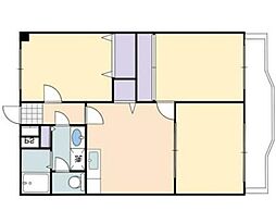 メゾン21B 3DKの間取図画像
