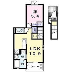 フェアリー 1LDKの間取図画像