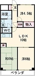 グレースコート大宮 3LDKの間取図画像