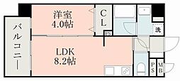 ラ・シック菊陽2 1LDKの間取図画像