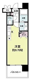 アーバンパーク天神東 ワンルームの間取図画像