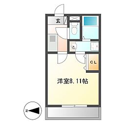 リブレア桜台 1Kの間取図画像