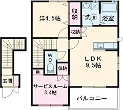 物件の間取り