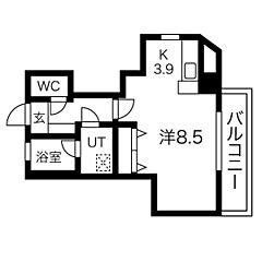 物件の間取り