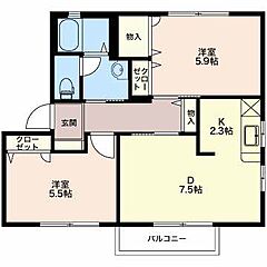 物件の間取り