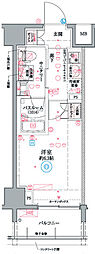 クレヴィスタ坂東橋III 1Kの間取図画像