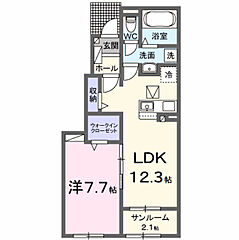 物件の間取り