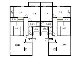 メゾン城北 3LDKの間取図画像