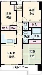 グランプレステージ明石西3 3LDKの間取図画像